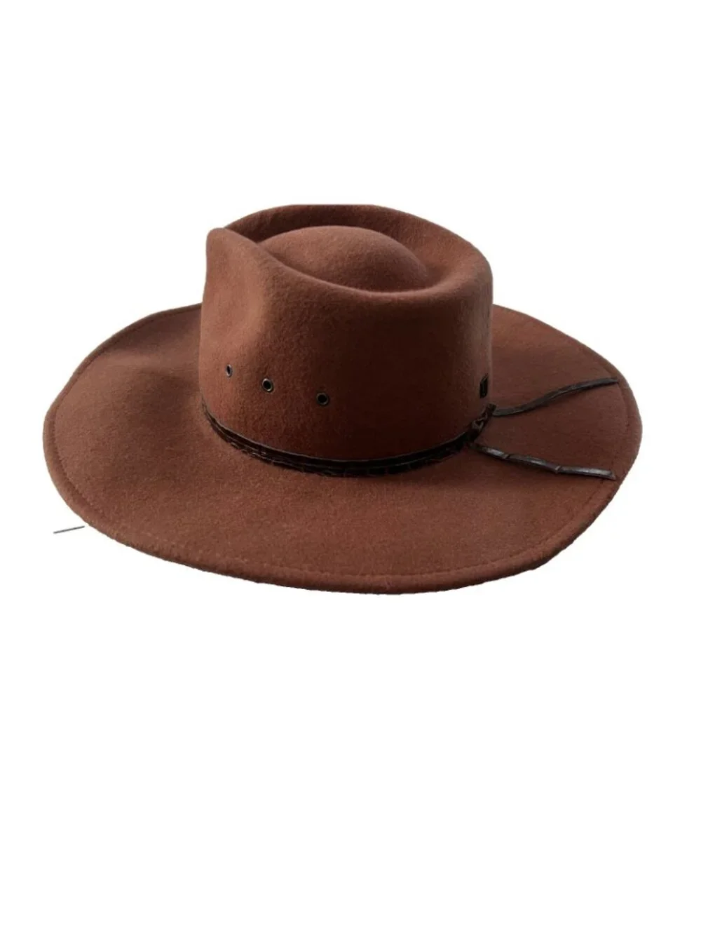 Eric Javits New York Jade Wool Fedora Hat Russet ( O/S )